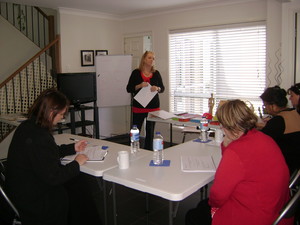 North Lakes Counselling Services Pic 4 - Leonie training and assessing her counselling students