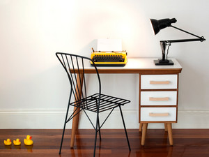 retromodern Pic 3 - Retromodern custom restored childs desk