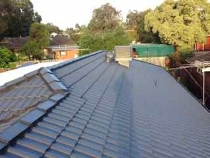 O'dowds Rooftiling Services Pic 5 - House after being painted in my 3 coat system and all ridge caps pointed