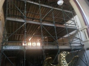 Integral Scaffolding Pic 3 - Anglican church restoration Orange