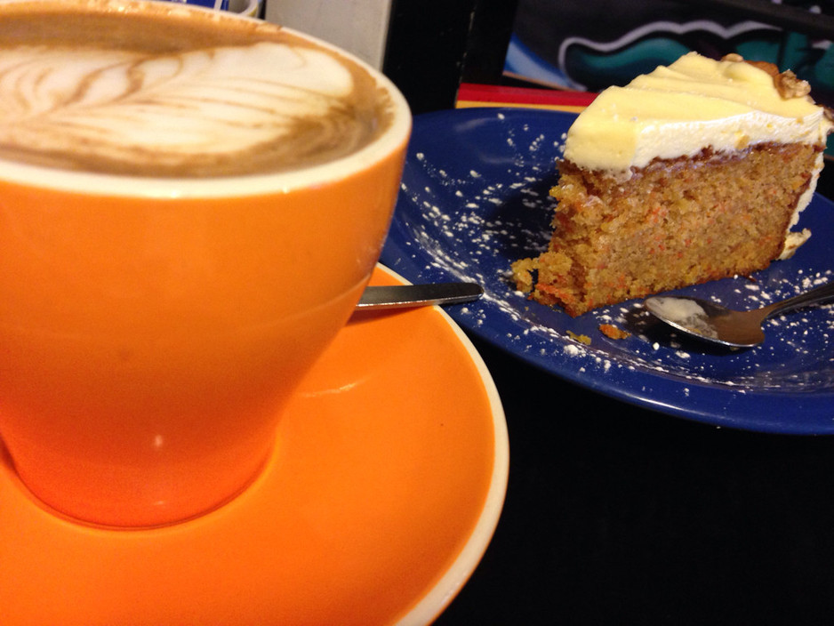 Black Toast Pic 2 - Great carrot cake and coffee