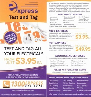 Test and Tag - EXPRESS Pic 1