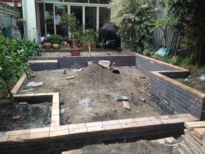 Elite Bricklaying Group Pic 3 - New garden layout at 11 Gilpin st Newtown