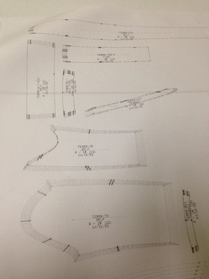 Doug Strachan Cad Digitizing Grading and Marking Services Pic 2 - Graded nests