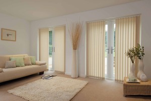 Mr Curtains & Blinds Pic 4 - Custom Made Vertical Blinds in Lightfilter and Blockout