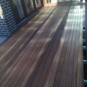 DASH Landscaping Pic 5 - Merbau decking in Williams landing