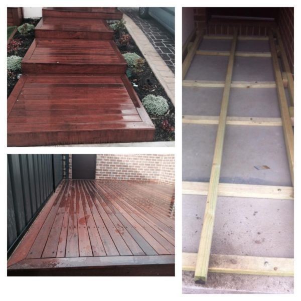 DASH Landscaping Pic 1 - Merbau Decking craigieburn