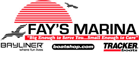 Fays Marina Bayliner Four Winns Lowe Yamaha Boat Shop Pic 1 - Fays Marina Logo