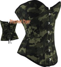 Discreet Tiger Pic 3 - Army style corset