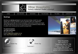 website design pakenham Pic 1 - 5 star hospitality website sample