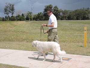 Dogtraining101 Pic 4 - Heel with 1 finger on the lead