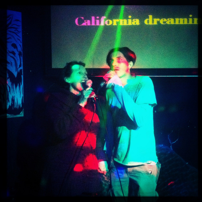 La Sing Restaurant Pic 1 - mum and crispin glover doing the mamas the papas just a normal monday 3am