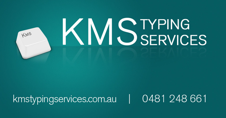 KMS Typing Services Pic 1