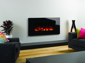 Glow Heating Cooling Electrical - South Coast Pic 3 - Electric Fires For that clean stylish contemporary look an electric fire might be just for you