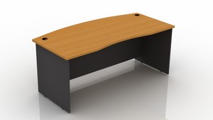 Business Furniture Direct Pic 3 - Bow shaped desk