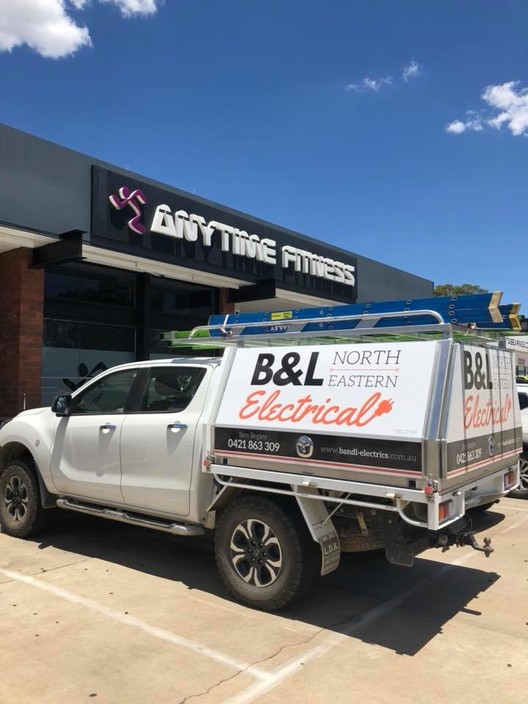 B&L North Eastern Electrical Pic 1 - Commercial Work with Anytime Fitness Wangaratta