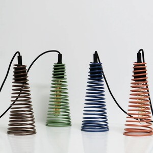 Iberica Pic 5 - Conical and flexible lamp steel with spring mechanism Iberica