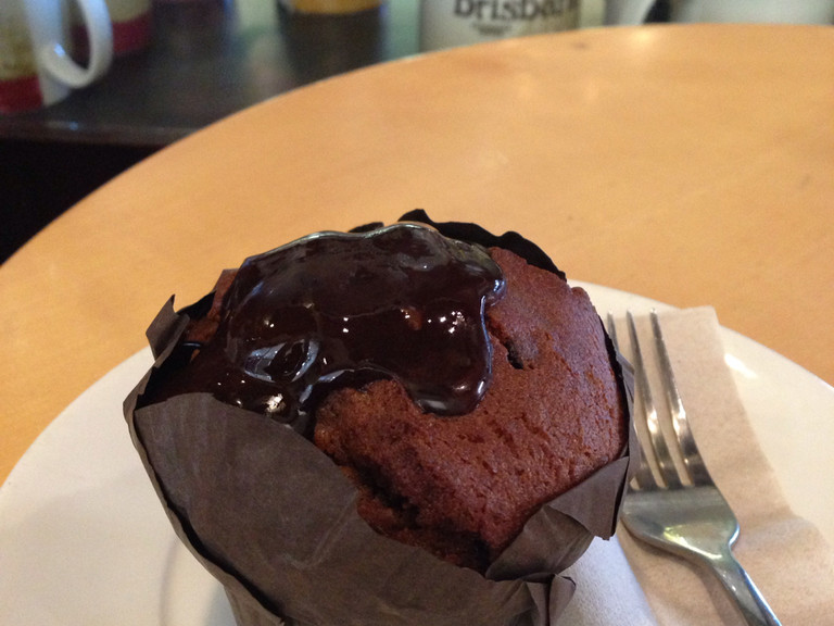 Starbucks Pic 1 - Chocolate muffin