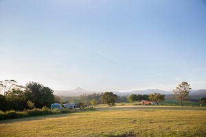 Milton Country Retreat Pic 4 - View of Hayshed cottage at a distance