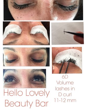 Hello Lovely Beauty Bar Pic 5 - 6D volume lashes in 007 Dcurl 1011mm