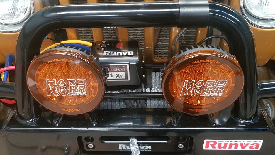 On-Off road Vehicle Enhancements Pic 1 - Dealers for Runva Winch and Hardkorr Lighting