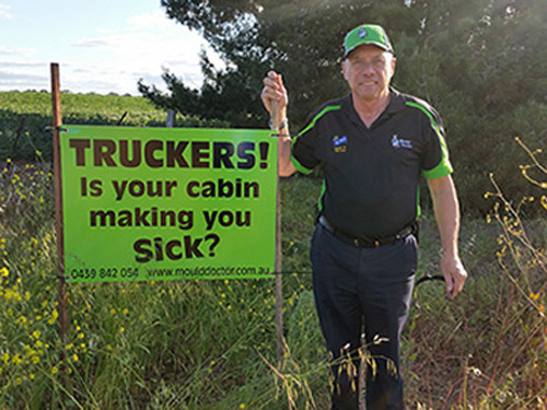 Mould Doctor Pic 1 - Truck Cabin Sanitation