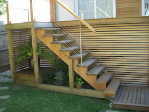 Bratts Handimen Pic 3 - Blackbutt Balustrade Tasmanian Oak Screen