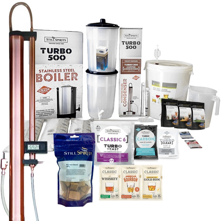 Distillery King Pic 1 - NEXT GENERATION Still Spirits Turbo 500 T500 Copper Condenser SUPER PACK