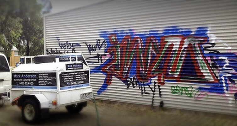 Mark Anderson Pic 2 - Graffiti Removal