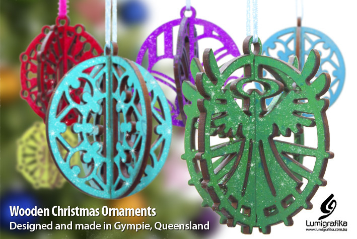 Lumigrafika Pic 2 - Original locally designed lasercut Christmas decorations