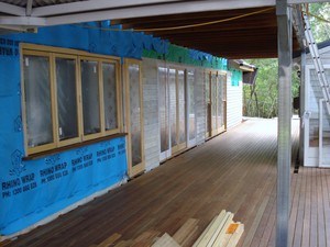 Deck Solutions Pic 5 - 150sqm 2 level deck new bifolds