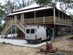 Deck Solutions Pic 2 - calonial to queenslander new stairs