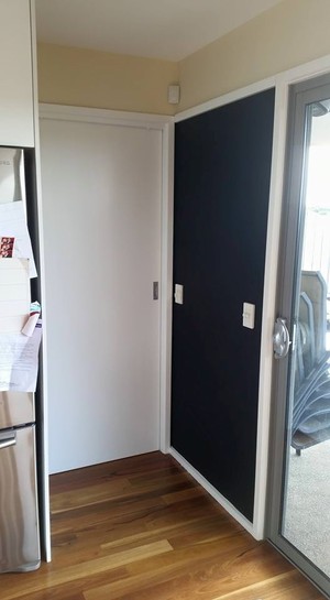 Moore Coatings Pic 2 - Turn a wall into a chalkboard for your kitchen office playroom or business