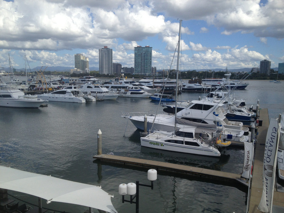 Saks Restaurant Pic 1 - Marina view from Saks