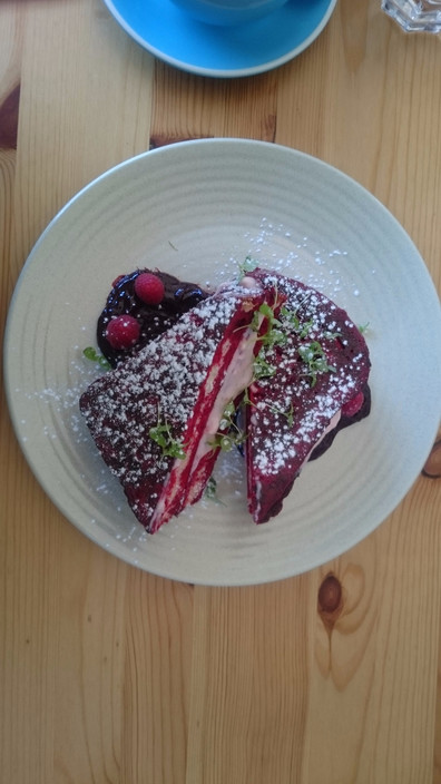 Piggy Back Cafe Pic 2 - Red Velvet French Toast