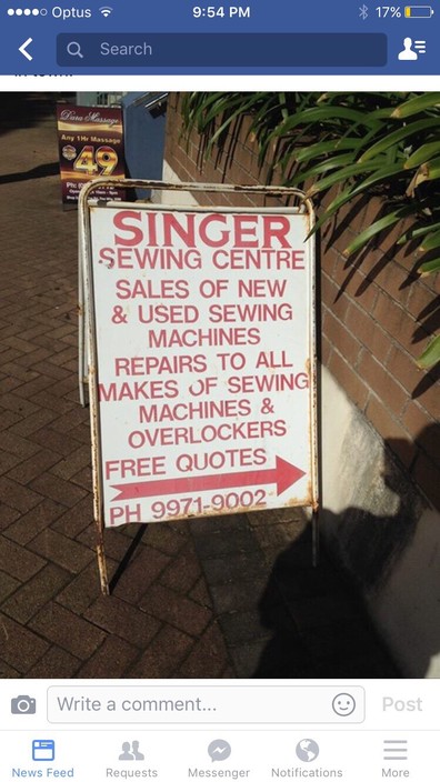 Singer Sewing Centre Pic 1