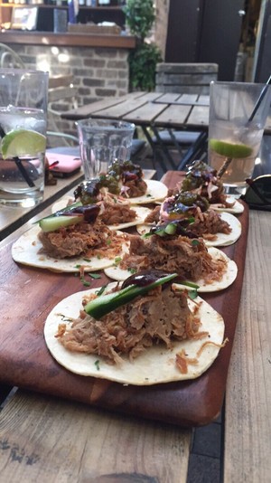 Small Bar Crows Nest Pic 3 - Duck and pulled pork tacos