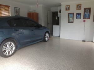 Epoxy Flooring Gold Coast Pic 4 - Garage Transformed with Epoxy Seamless Flooring