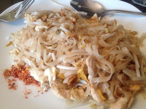 Natee Thai Restaurant Pic 5 - Pad Thai tasted fine reasonable size