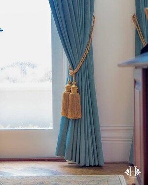 Hay Interiors Loose Cover Manufacturers Pic 4 - Traditional curtains made by Hay Interiors Curtains Blinds