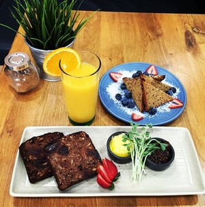 Nutrition Station Pic 2 - Date and walnut protein bread