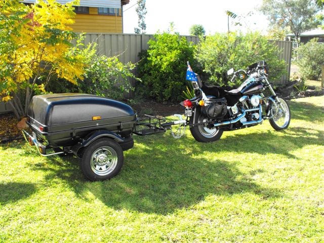 Aluma Lite XL Motorcycle Trailers Pic 1 - oz packer lite xl motorcycle trailer