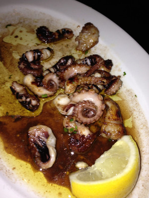 Cafe Nino  Italian Restaurant Pic 4 - Delicious half eaten baby octopus