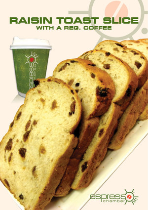 Carlo's Espresso Cafe Pic 5 - Great Deal Regular Coffee and Raisin Toast 5