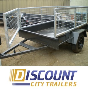 Discount City Trailers Pic 2 - 6X4 CAGED BOX TRAILER WITH CAGE ALL PURPOSE USES