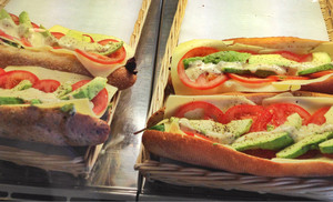 Laurent Boulangerie Patisserie Hawthorn Pic 3 - Cheese tomato and avocado baguettes