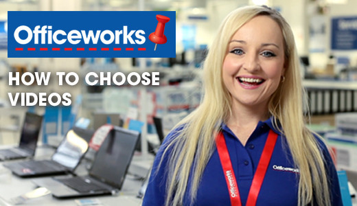 ShotGun Media Pic 1 - Officeworks How To Videos playing instore and online nation wide Created by ShotGun Media