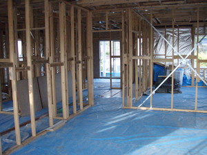 B.M.W Renovations Pic 3 - first floor addition during construction