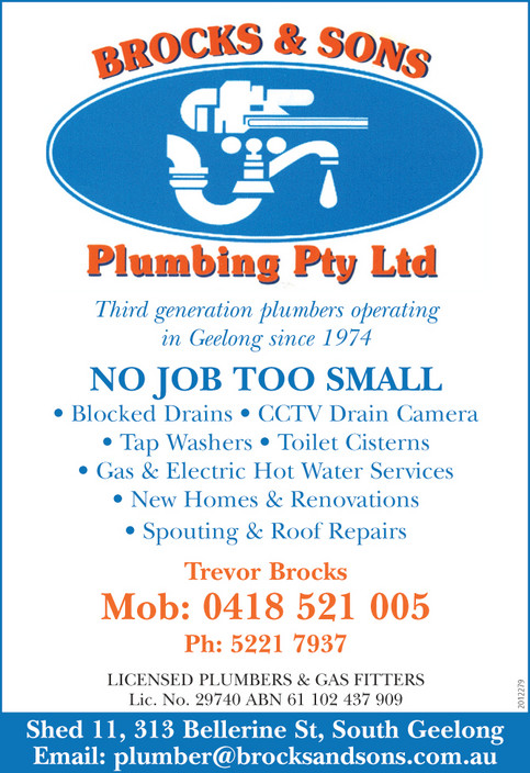 Brocks & Sons Plumbing Pic 1