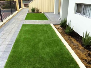 Arexion - Fencing, Landscapes & Construction Pic 3 - Turf and paving including garden by Arexion